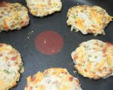 混ぜて簡単モチッ♪梅納豆チーズのお焼き作り方5写真