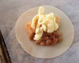 餃子の皮に乗せて！納豆&明太マヨポテト作り方2写真
