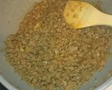挽き肉とたまねぎとたまごで丼！！！作り方4写真