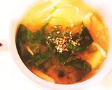 レンジと乾物で簡単具沢山味噌汁作り方15写真