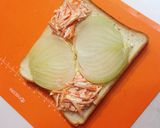 ちょっと大人な♪人参と新玉のトースト♡作り方5写真