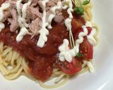 【減塩/簡単】トマト缶で冷静パスタ作り方5写真