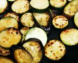 ナス、ズッキーニのチーザおつまみ作り方1写真