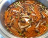 里芋の茶巾蒸し 季節野菜の精進あんかけ作り方6写真