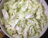 厚揚げとキャベツのごま油炒め作り方3写真