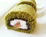 南高梅干しと抹茶のロールケーキ作り方9写真