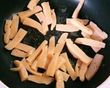 簡単！ハチクのきんぴら　低カロ　ヘルシー作り方1写真
