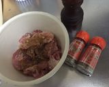 簡単おつまみ☆スパイシーな焼き鳥作り方1写真