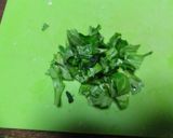 セロリの葉っぱのトッピング作り方1写真