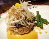 さっぱりヘルシー☆もやしONもやしバーグ作り方5写真