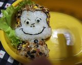 少ない材料で簡単おさるのジョージキャラ弁作り方5写真