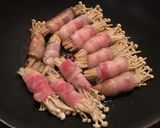 5分で作るえのきのバラ豚肉巻き！作り方2写真