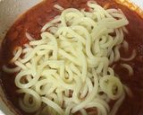 アンチョビトマトうどん作り方4写真