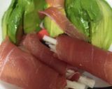 さけるモッツァレラチーズ生ハム巻き作り方3写真