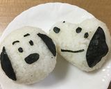 可愛い簡単スヌーピーおにぎり作り方4写真