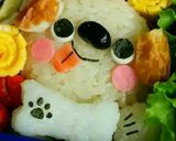 キャラ弁♡わんわんおにぎり弁当作り方1写真