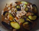 茄子と豚肉の生姜醤油炒め煮♪作り方6写真