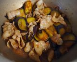 茄子と豚肉の生姜醤油炒め煮♪作り方7写真