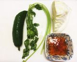 簡単 パクチーdeエスニック風サラダ作り方1写真