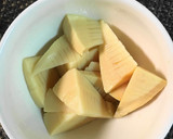 たけのこと豚肉の梅しそ巻き揚げ作り方1写真