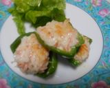 ピーマンのカニカマ詰め 超簡単作り方3写真