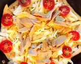 油揚げで低糖質！自家製ツナの油揚げピザ作り方8写真