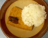 厚揚げと余りご飯の梅入り団子♪作り方1写真