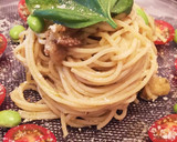 シラスと季節のお野菜の和風パスタ作り方22写真
