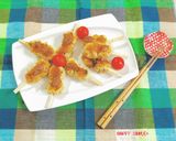 厚揚げと余りご飯の梅入り団子♪作り方7写真