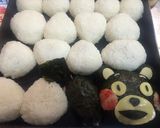 くまモン運動会お弁当 ご支援ありがとう作り方1写真