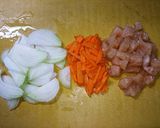 “給食の”かきたま汁作り方1写真
