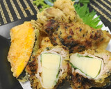 たけのこと豚肉の梅しそ巻き揚げ作り方7写真
