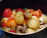 夏レシピ♫ トマト入り鶏肉ジャガ。作り方8写真
