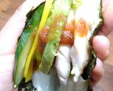 ２種の梅ソースで～鶏ハムののり包み～作り方10写真