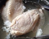 ほうっておくだけ鶏ハム(ゆで鶏胸肉)作り方5写真