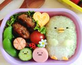 簡単キャラ弁☆すみっコぐらしのぺんぎん？作り方6写真