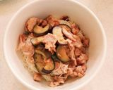 簡単！なすと豚肉のぶっかけそうめん作り方12写真