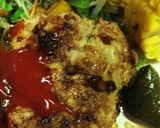 簡単♪100％ポークハンバーグ作り方4写真