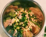 超簡単！大葉が香る鶏皮ぽん酢作り方3写真