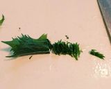 超簡単！大葉が香る鶏皮ぽん酢作り方4写真