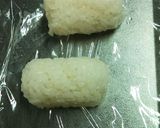 紫玉ねぎとハンバーグのおにぎり作り方1写真