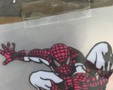 スパイダーマン キャラ チョコプレート作り方5写真
