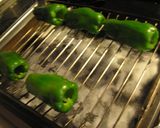 ピーマンをグリルで筒焼き☆かつお醤油作り方1写真