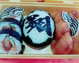 小学校運動会 海苔アート「翔」弁当作り方3写真