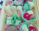 小学校運動会 海苔アート「翔」弁当作り方5写真