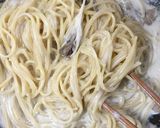 舞茸の濃厚クリームパスタ作り方4写真