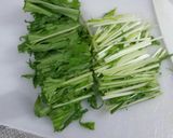 ((簡単!水菜と卵のお吸い物))作り方1写真