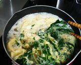 ((簡単!水菜と卵のお吸い物))作り方4写真