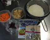 魚の煮汁で、美味しい炊き込みご飯！作り方1写真