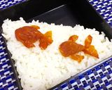 金魚 キャラ弁作り方2写真